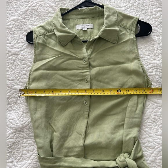 Marissa Webb Sage Green Midi Dress - Picture 9 of 11